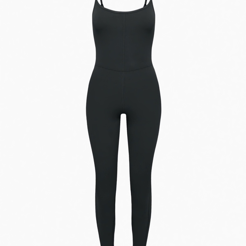Aritzia Black Full-Length Bodysuit